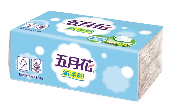 五月花新柔韌抽取衛生紙 110抽x12包 串 15升級版 Pchome 24h購物