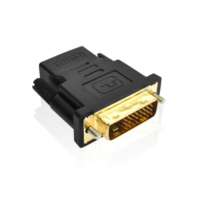 Dvi 公 轉hdmi 母 影音轉接頭 黑色 Pchome 24h購物