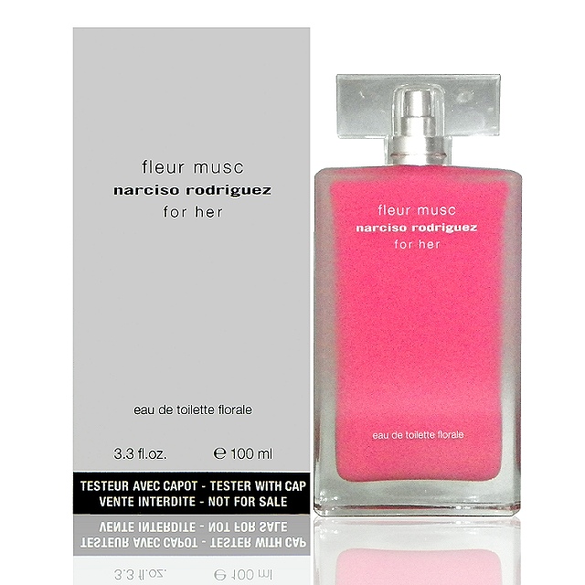 Narciso Rodriguez Fleur Musc 桃色花舞淡香水100ml Tester 包裝 Pchome 24h購物