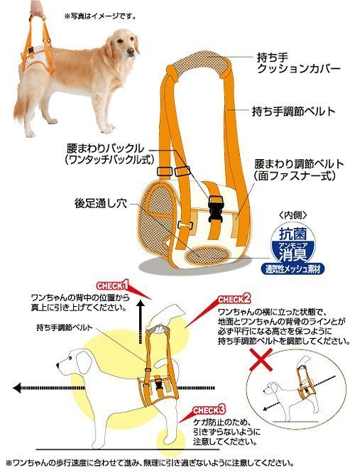 Petio老犬介護用後腳輔助帶l號 Pchome 24h購物