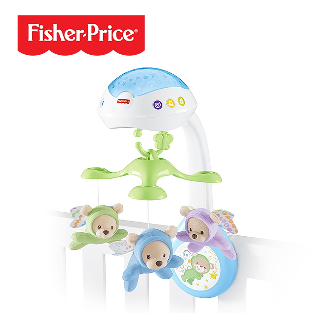 奇哥 Fisher Price 費雪三合一投影小熊床鈴 Pchome 24h購物