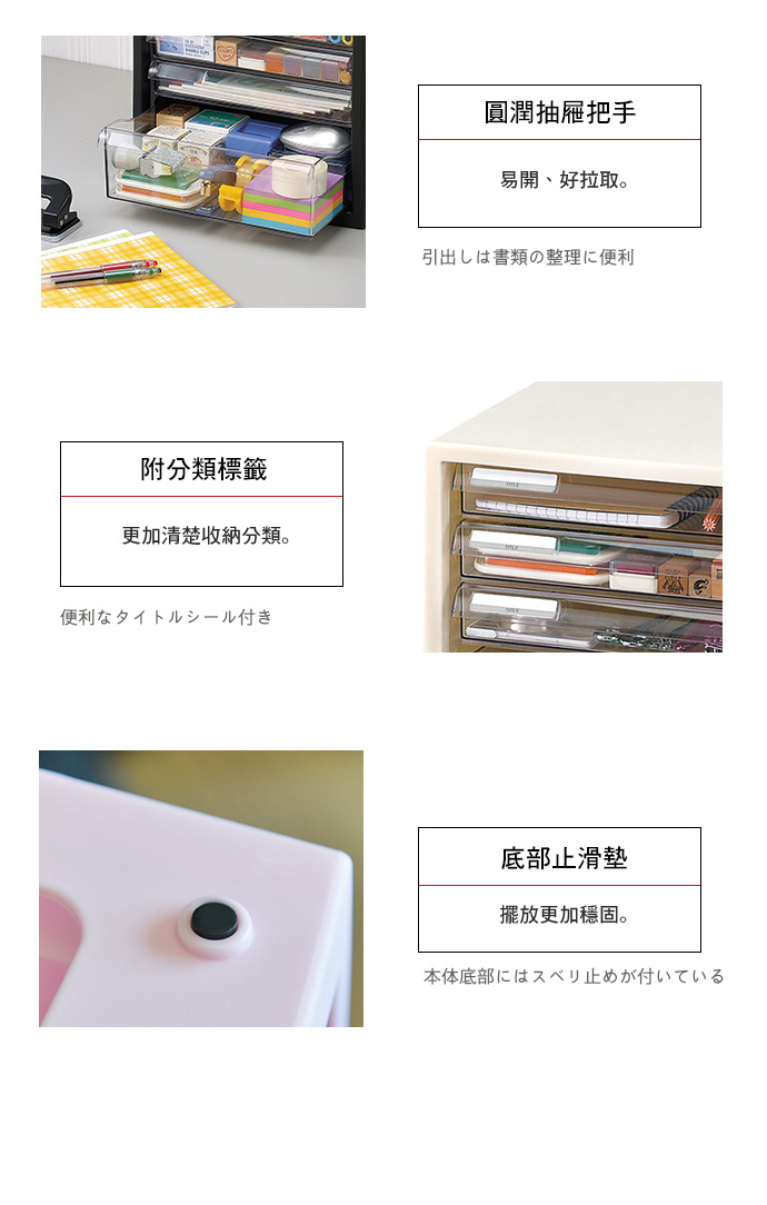 日本jej 日本製桌上型a4文件收納櫃 5低抽 Pchome 24h購物