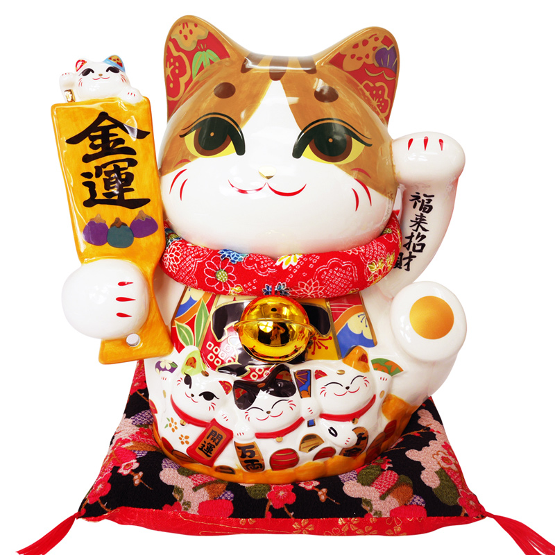 金石工坊 福來招財睜眼貓 大陶瓷招財貓開運擺飾 Pchome 24h購物