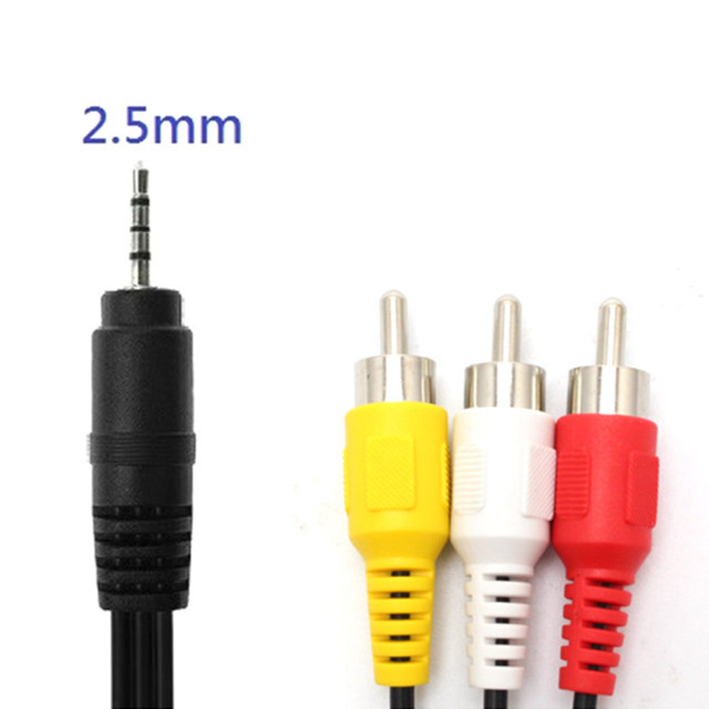 2 5mm Aux In Out 轉av端子 Rca 黃白紅 一分三連接線1 5米 Pchome 24h購物