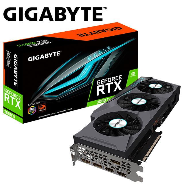 技嘉 GeForce RTX™ 3080 Ti EAGLE 12G 顯示卡+技嘉 B560 AORUS PRO AX
