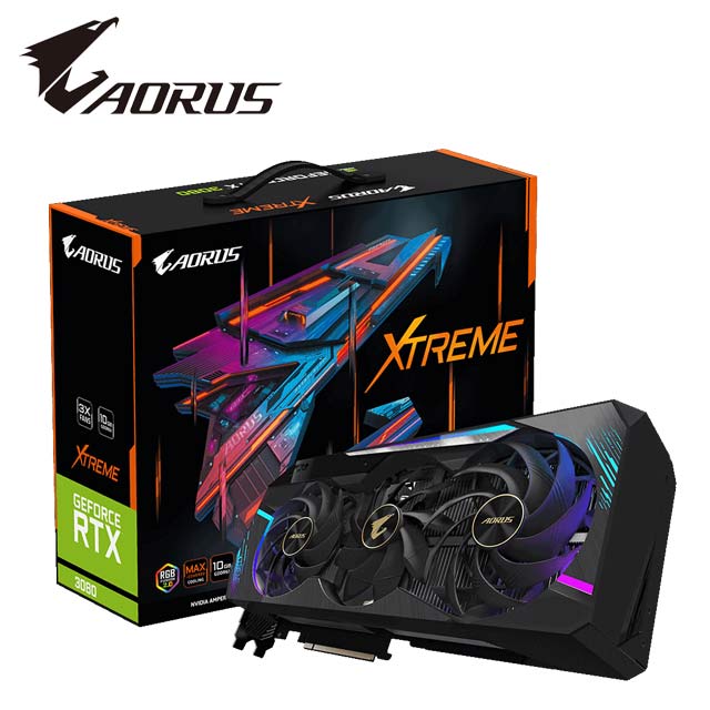 技嘉 AORUS GeForce RTX™ 3080 XTREME 10G 顯示卡