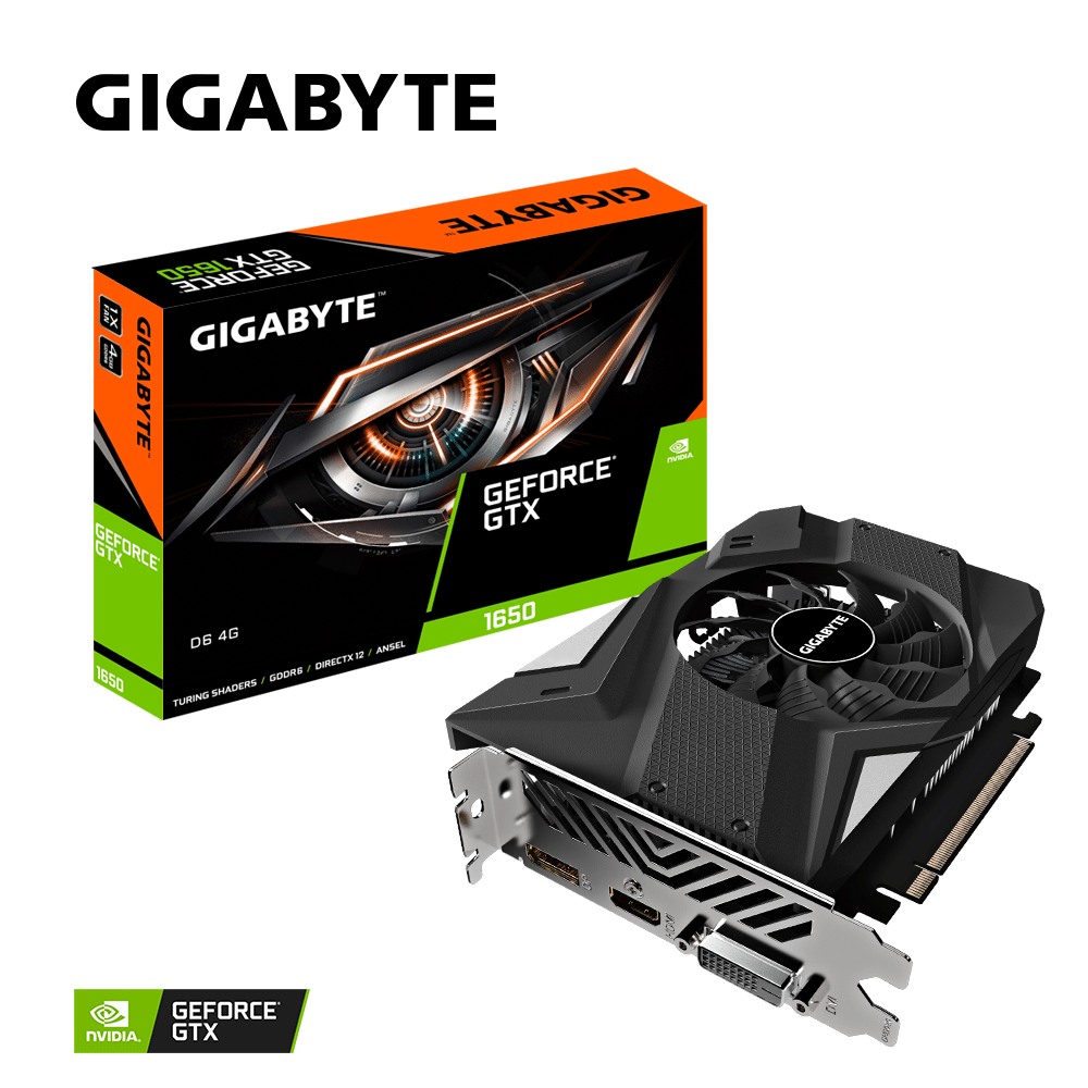 技嘉 GeForce GTX 1650 D6 4G (rev. 2.0) 顯示卡