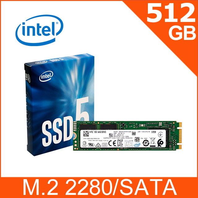 Intel 545s系列 512GB M.2 80MM SATA SSD固態硬碟