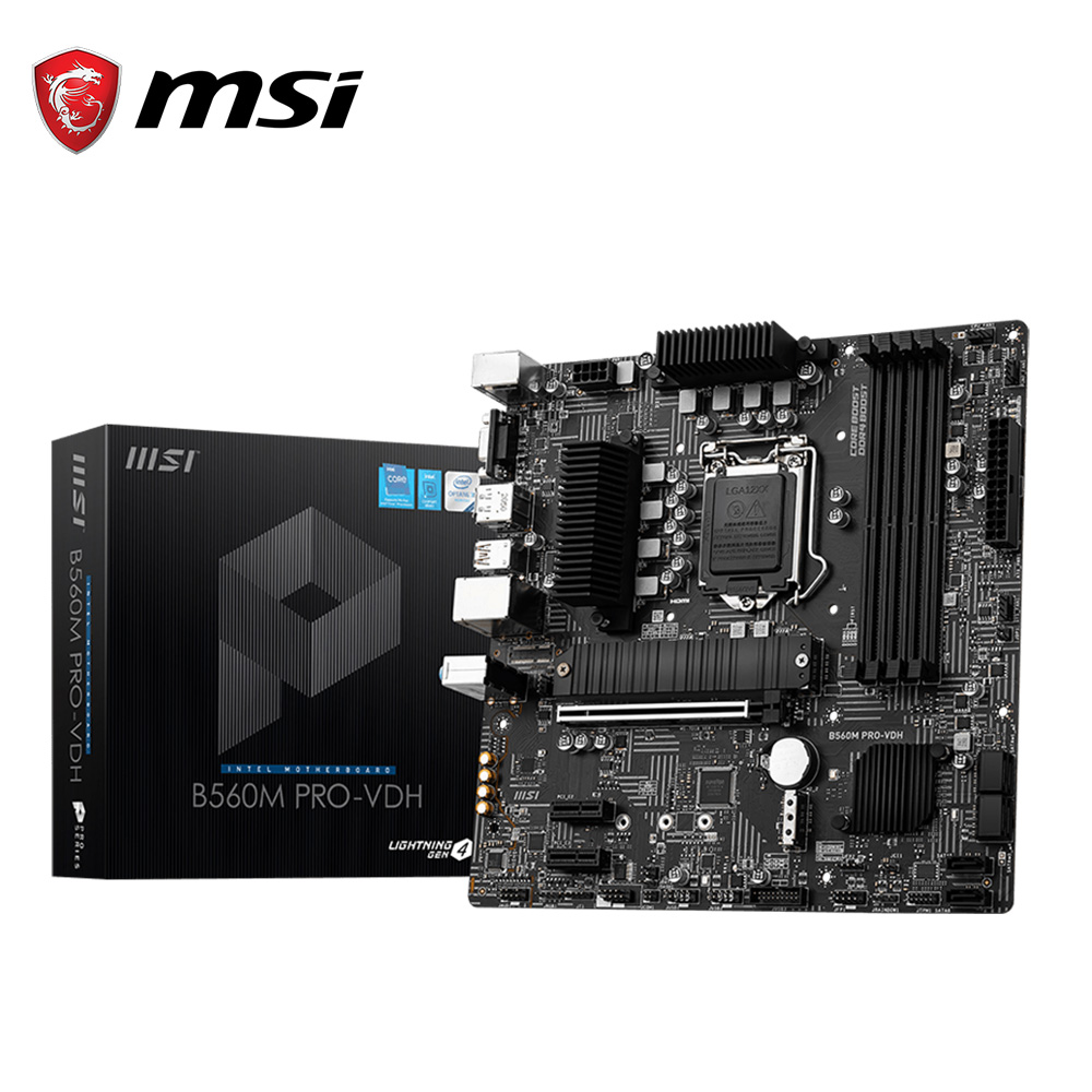微星MSI B560M PRO-VDH Intel 主機板