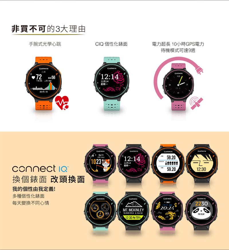Garmin｜Forerunner® 235 進階心律腕式跑錶| Fun3sport 瘋三鐵
