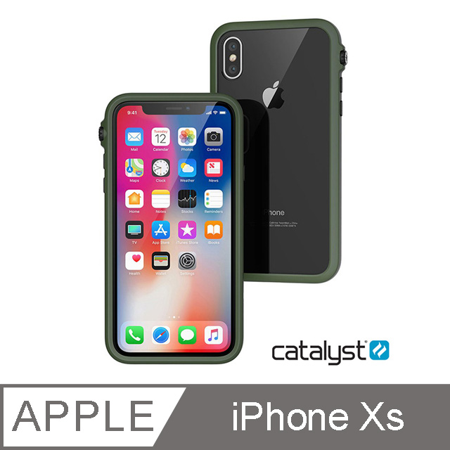 Catalyst Iphone Xs 防摔耐衝擊保護殼 軍綠色 Pchome 24h購物