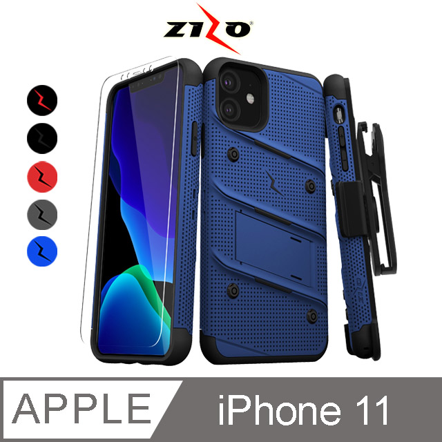 Zizo Bolt系列iphone 11 軍規防摔手機殼 Pchome 24h購物