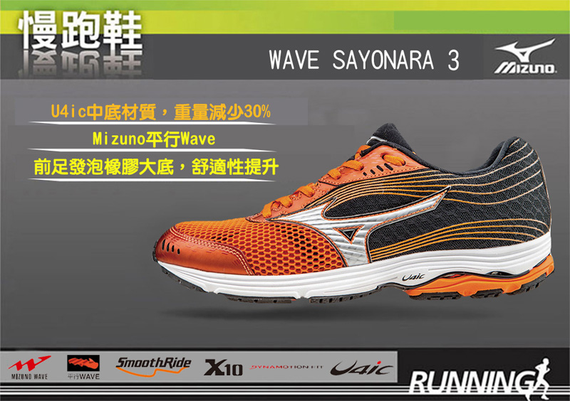 mizuno wave sayonara 3 w